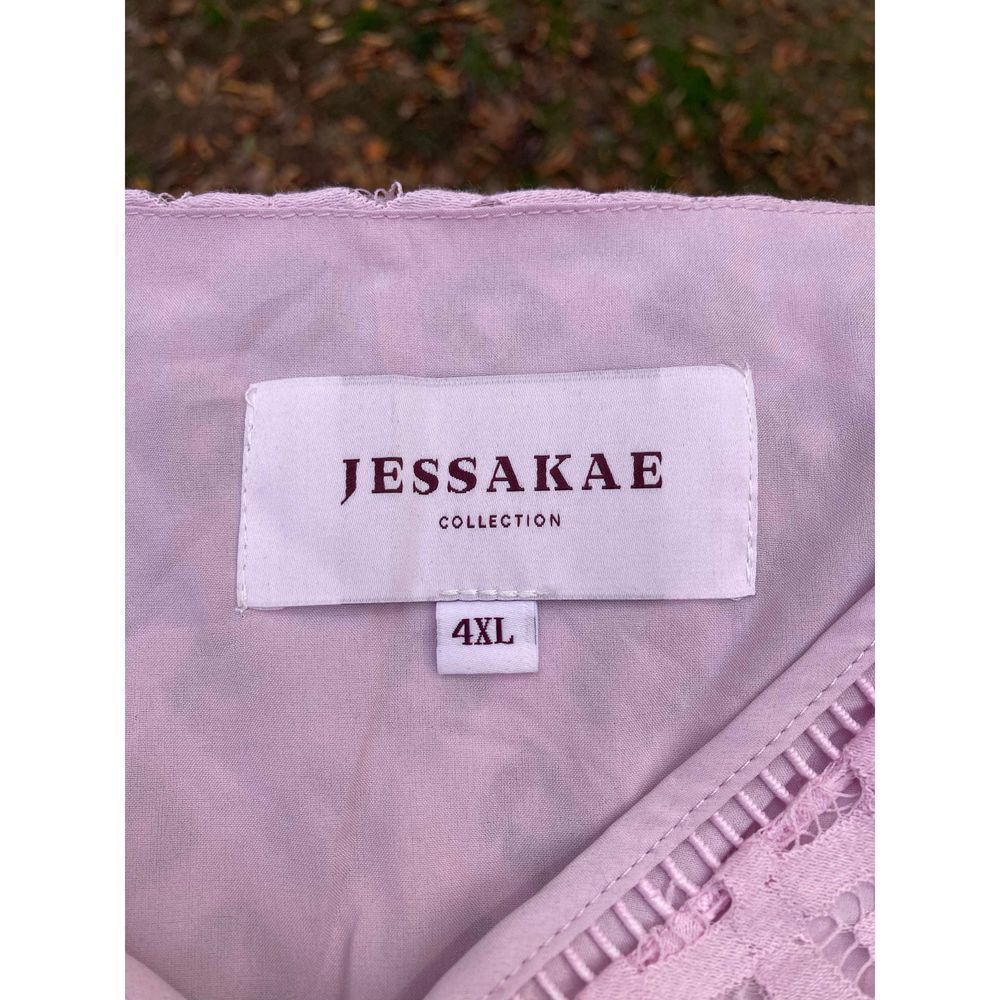 Jessakae Delancey Street lace dress magenta 4X plus - Picture 10 of 12